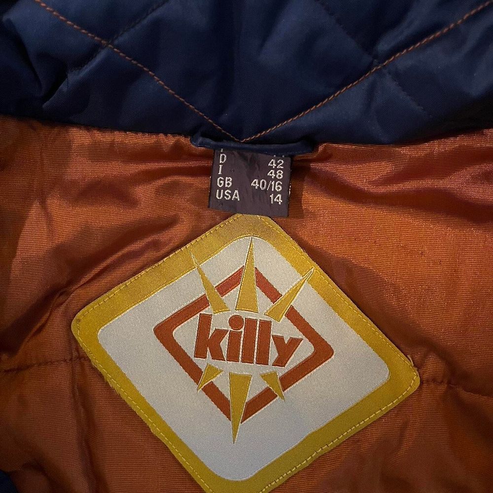 Rare Vintage Killy Navy & Copper Belted Ski Suit - Size US 14